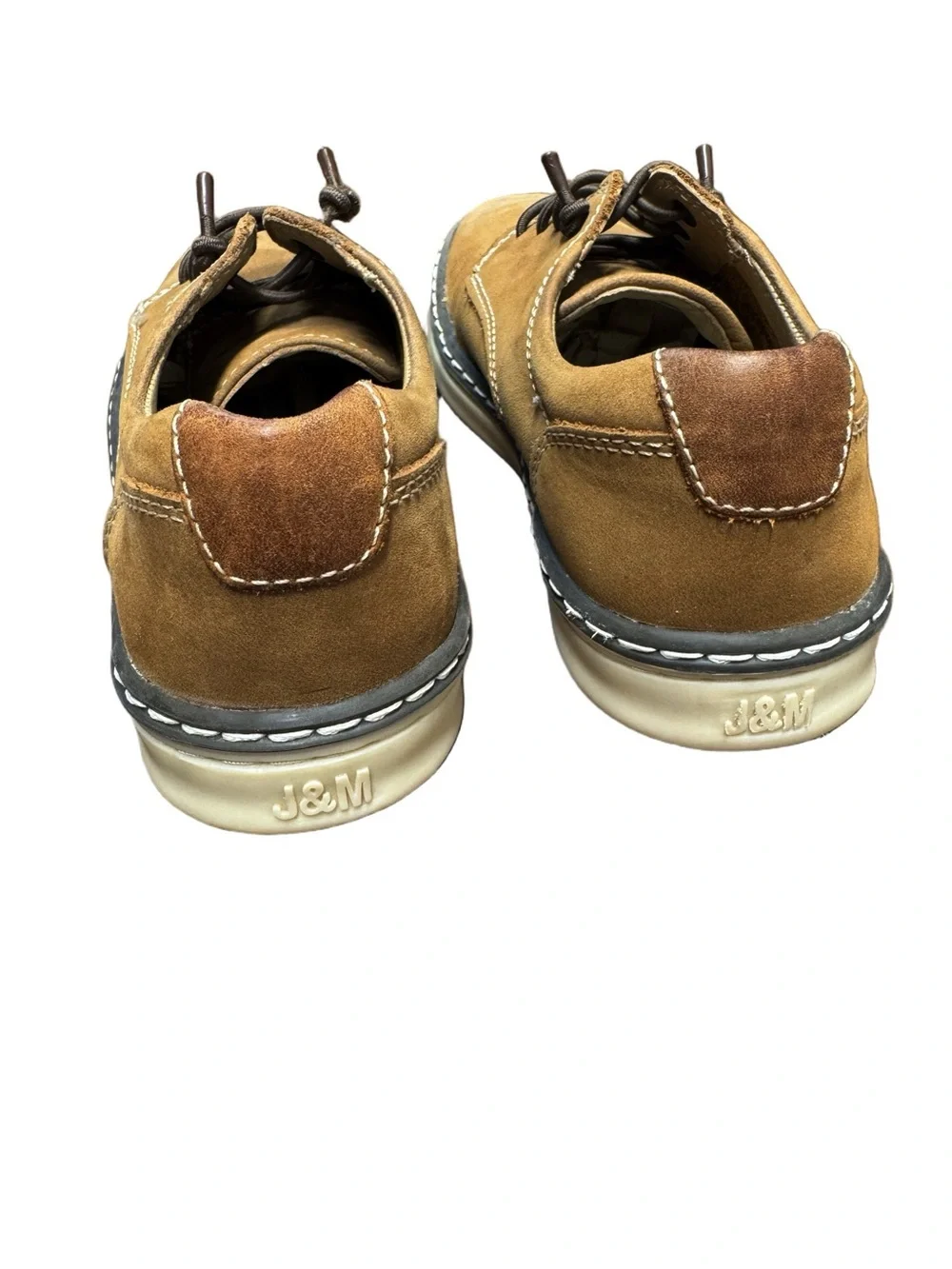 Johnston & Murphy Boys Tan Suede Casual Lace-Up Shoes